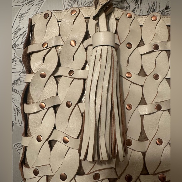 PATRICIA NASH Leather Studded Tote - Picture 9 of 9